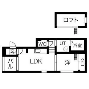 ハーモニーテラス愛知町Ⅴ【2階】の間取り