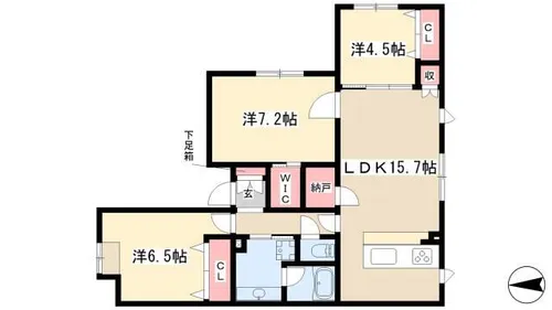 グレイスレジデンス八事【301号室】の間取り