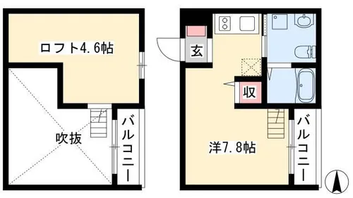 アクアガーデン【2階】の間取り