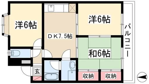 ドリーム池見【4階】の間取り