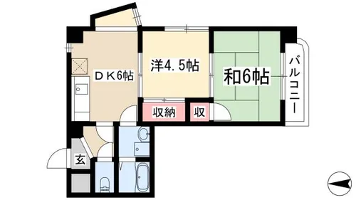 ニューアーバン【3階】の間取り