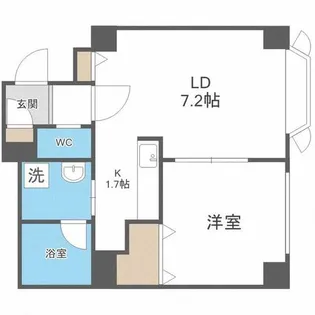コージィ平岸【403号室】の間取り