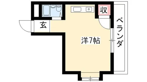 メゾンリラ【103号室】の間取り