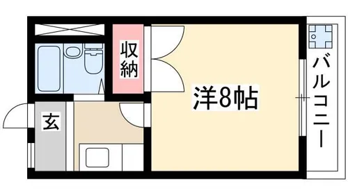 メイゾンフジミ【3階】の間取り