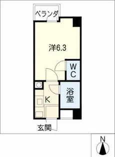 フィレンツェコート平針【3階】の間取り