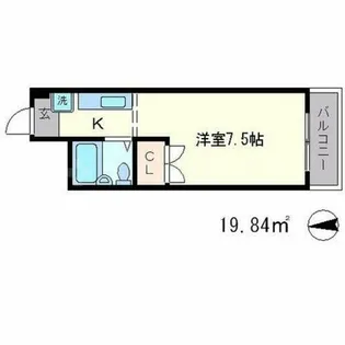 メゾンラココネ【3階】の間取り
