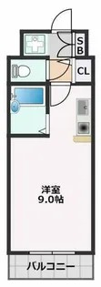 エクセレント上新13【4階】の間取り