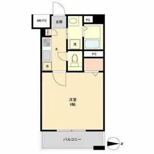 willDo金山正木【8階】の間取り