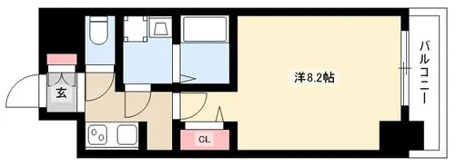 S-RESIDENCE庄内通【1005号室】の間取り