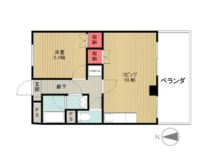 第2中央ビルディング【2階】の間取り