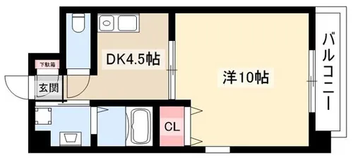 サンマルヤ【306号室】の間取り
