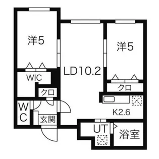 アッサンブラージュC.T.W【1階】の間取り