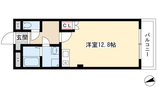 Annex Asai【1階】の間取り