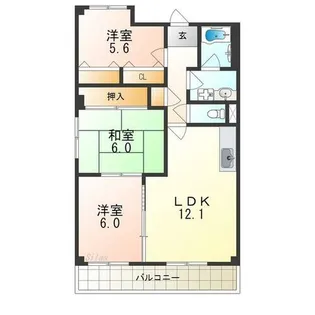 コンコードトキワ【3階】の間取り