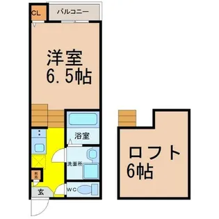 カサ シャングリラ【1階】の間取り