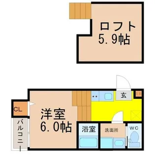 プレミアムハウスケイ【1階】の間取り