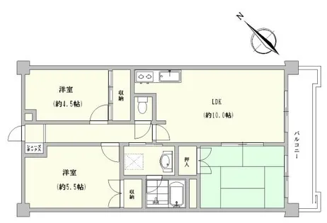 ライムライト【202号室】の間取り