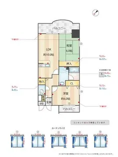 メゾンM.I【906号室】の間取り