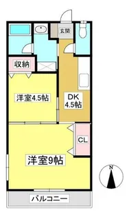 アゼリアⅡ【2階】の間取り
