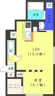LIVEASE HASSAMU【3階】の間取り