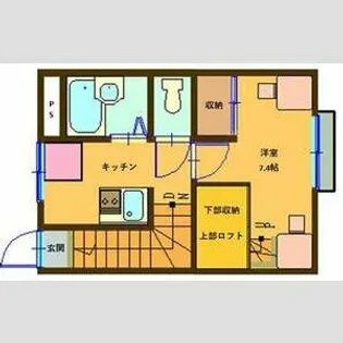 miraie松原【2階】の間取り