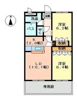 リベルテ【2階】の間取り