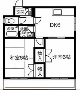 リトルタウン惠【301号室】の間取り