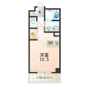 マンション美侑【2階】の間取り