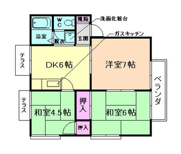 アメニティハイム【2階】の間取り