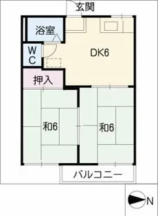 フォーブル鈴木【2階】の間取り