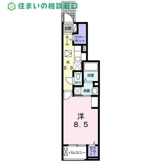 愛知県岡崎市渡町字能光前【アパート】の間取り