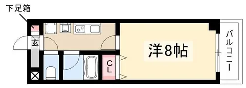 ベレーサ本山【1階】の間取り