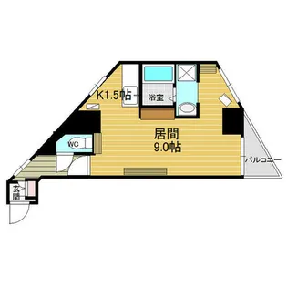 フロンティア157【0805号室】の間取り