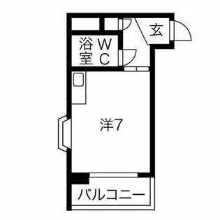 寿秀ハウスセカンド【801号室】の間取り