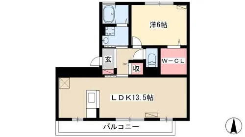 ホープM Ⅲ【3階】の間取り