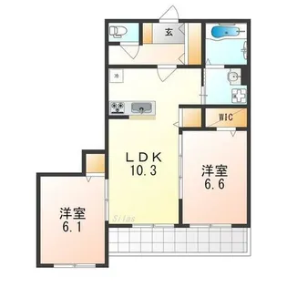 Confort yamato【3階】の間取り