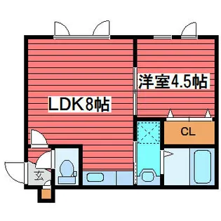 リッチタウン栄通参番館【3階】の間取り