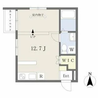 Solid名駅南【203号室】の間取り