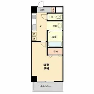 リアライズ黄金【704号室】の間取り