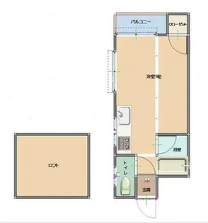 リバーサイドハウス【101号室】の間取り