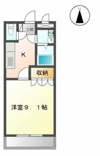 サニープレイス【2階】の間取り