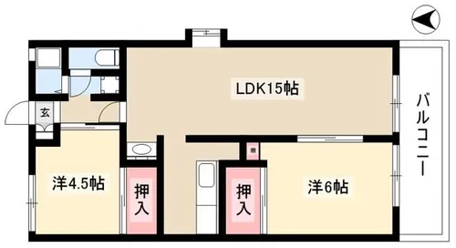 ありあんす【2階】の間取り