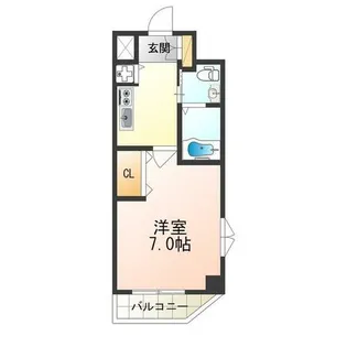 大阪府大阪市阿倍野区阪南町5丁目【マンション】の間取り