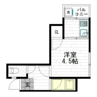 夕張マンションⅡ【1階】の間取り