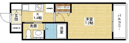 Wins Court Utajima【1階】の間取り