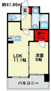 フェルト127【14階】の間取り