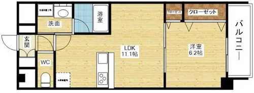 BRIGHT CUBE【2階】の間取り