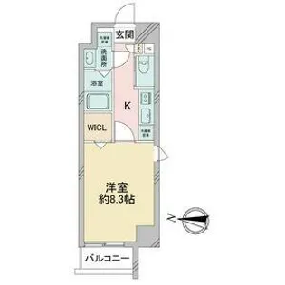 S-FORT堀田通【5階】の間取り