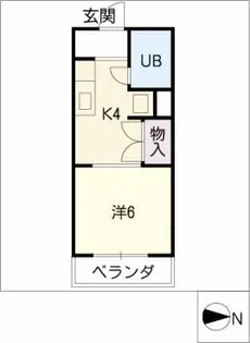 サンパレス塩釜口【3階】の間取り
