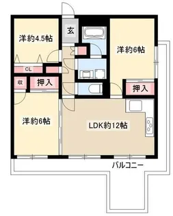アメニティ・コーワ【7階】の間取り